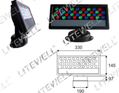 LED-G007 - прожектор светодиодный, RGB  с управлением цветом свечения (мультицветный)