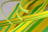 Тонкостенная термоусаживаемая трубка желто-зеленая ТУТ(ж/з)нг