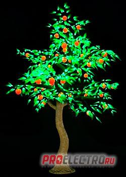 Светодиодное дерево Апельсин O3-280x220-952LED