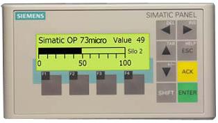 Панель оператора SIMATIC OP 73 Micro для программируемых контроллеров S7-200