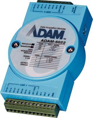 Автономный двухконтурный ПИД-регулятор ADAM-6022
