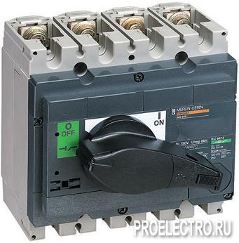 Выключатель-разъединитель INTERPACT INS250 160А 4П/арт.31105 <strong>Schneider Electric</strong>