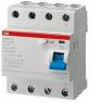 Выключатель дифф.тока УЗО 4-полюсный F204 A-125/0,03 AP-R | ELC2CSF204401R1950