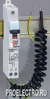 Автоматический выключатель дифф.тока DX 1P хар-ка С 10А 6кА 30мА тип АС | 606400