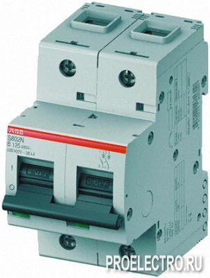 Автоматический выключатель 2-полюсный S802N C10 | CMC2CCS892001R0104 | ABB