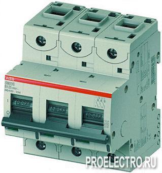 Автоматический выключатель 3-полюсный S803N D40 | CMC2CCS893001R0401 | ABB