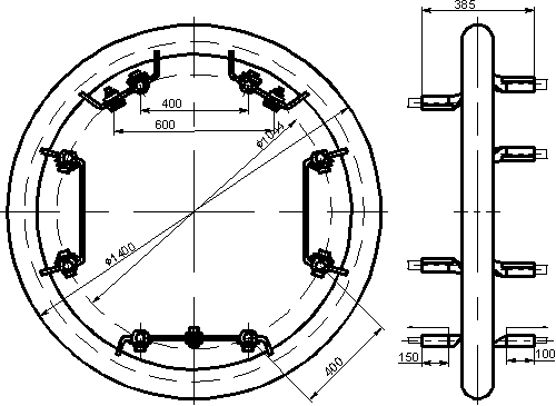 Зажимы типа ПП для перехода с пяти проводов на четыре и на восемь проводов