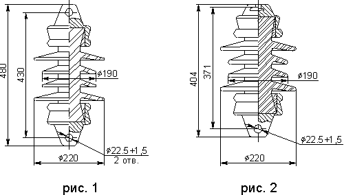 Изоляторы типа ПСФ 100-3,0 3,3 кВ