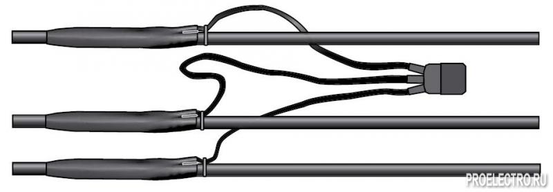 Муфты соединительные для кабеля с изоляцией из сшитого полиэтилена на напр. 10 кВ типа МКС