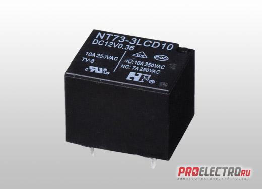 NT73-2-C-S-15 DC12-0.36 Реле 15А, 1С, 12VDC, Ningbo Forward Relay