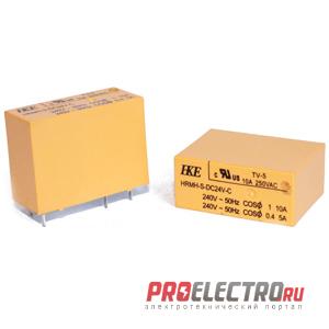 HRMH-S-DC24v (1c 10A 250vAC) Реле, HKE