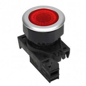 L3RF-L3RDM Круглая плоская сигнальная лампа, 12-24VAC/VDC, красная, H5550009710