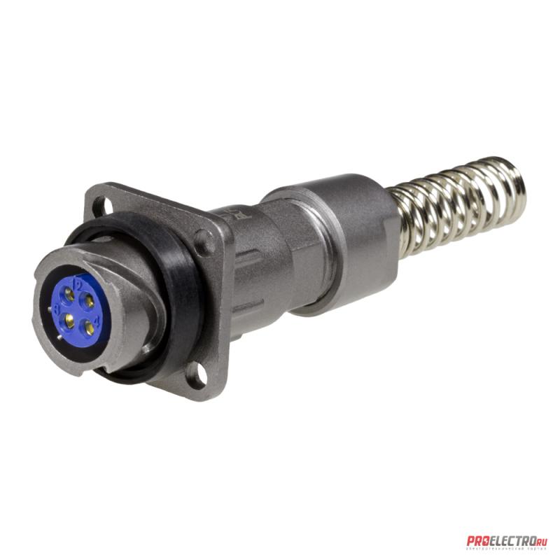 FQ14-4ZPK-8 блочная розетка с кожухом, разъем