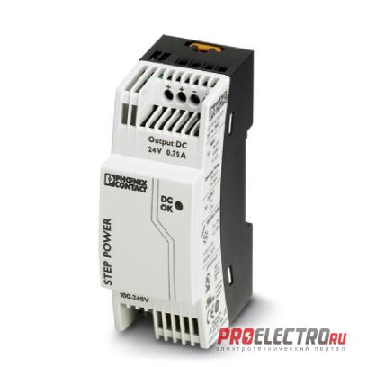 STEP-PS/ 1AC/24DC/0.75 Импульсный блок питания - 2868635, Phoenix Contact