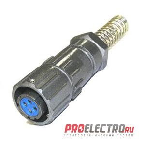 FQ14-4TK-6 кабельная розетка (разъем), функциональный аналог 2РМ14КПН4Г1В1