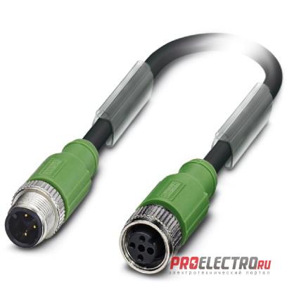 Кабель для датчика/исп. эл-та - SAC-3P-M12MS/ 1,5-PUR/M12FS SH, Phoenix Contact
