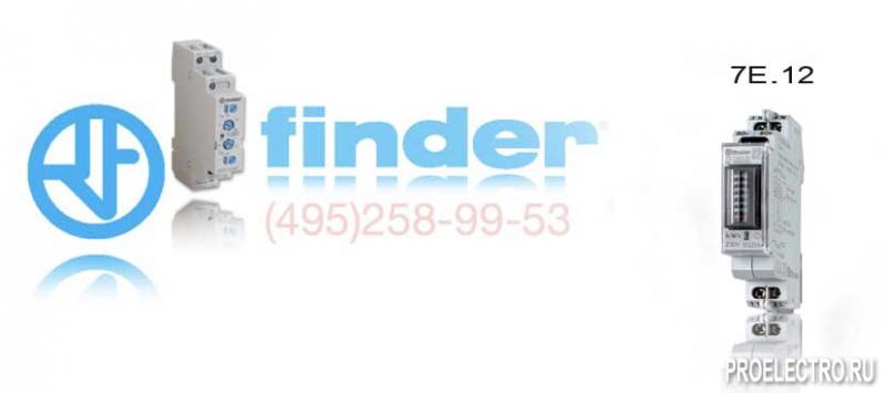 Реле Finder 7Е.12.8.230.0002 PAS Однофазный счетчик