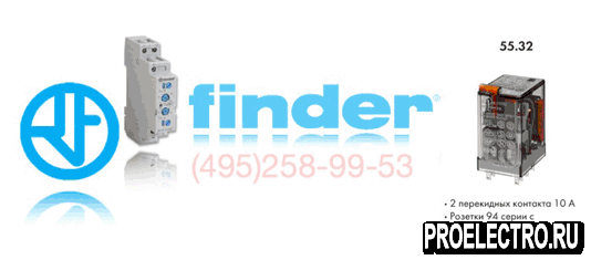Реле Finder 55.32.9.024.0090 Миниатюрное универсальное реле