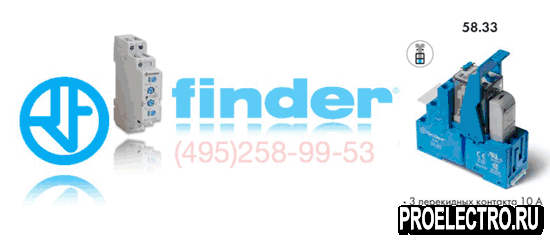 Реле Finder 58.33.9.012.0050 SMA Интерфейсный модуль реле