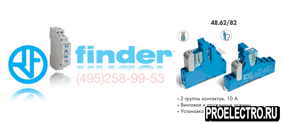 Реле Finder 48.62.7.012.0050 SMA Интерфейсный модуль реле