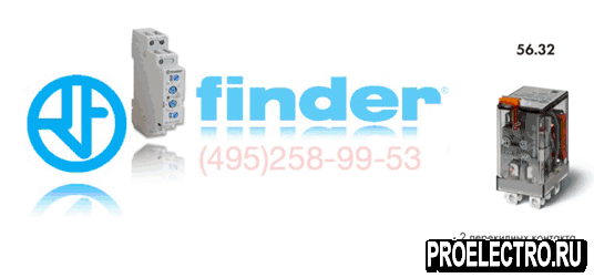 Реле Finder 56.32.9.080.0040 Миниатюрное силовое реле