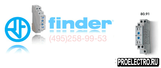 Реле Finder 80.91.0.240.0000 PAB Модульный таймер