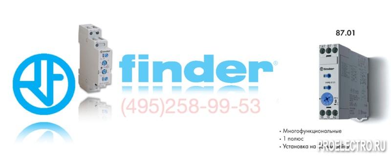 Реле Finder 87.01.0.240.0000 PAS Модульный таймер