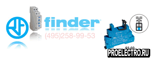 Реле Finder 93.02.0.240 Розетка для реле 34 и 38