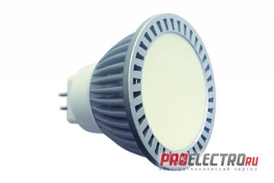 Светодиодная лампа MR16 GU5.3-120-5WW теплый белый