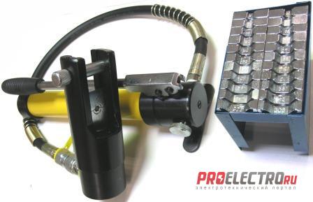 Пресс ручной гидравлический электромонтажный с выносным насосом ПРГ2-300