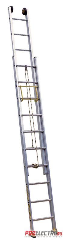 Лестницы универсальные на канатной тяге (трос)