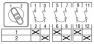 Переключатель ABB кулачковый реверсивный ONWS3PBR 2-позиционный 1-2 одноуровневый 10 А