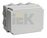 Коробка ИЭК КМ41245 распаячная для о/п 190х140х120мм IP44 (RAL7035, 10 гермовводов)