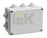 Коробка ИЭК КМ41242 распаячная для о/п 150х110х70мм IP55 (RAL7035, 10 гермовводов)