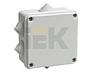 Коробка ИЭК КМ41234 распаячная для о/п 100х100х50мм IP55 (RAL7035, 6 гермовводов)