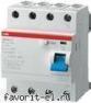 УЗО ABB 4п F204 тип AC-40/0,03 AP-R (40а 30мА)