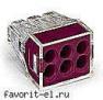Клемма wago 773-326 6 проводная соединительная, без пасты, для распред-коробок,