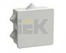 Коробка ИЭК КМ41235 распаячная для о/п 85х85х40мм IP44 (RAL7035, 6 гермовводов)