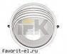 Светильник НПП 1107 белый / круг ресничка 100Вт IP54 ИЭК