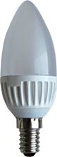 Лампа светодиодная <strong>Ecola</strong> candle   LED 4.4W 220V E14 свеча 102x36