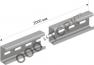 К101/2 УТ 1,5 Профиль С-образный H=25, B=10, h=8, S=1,5 mm (горячий цинк) L=2 M