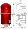 Заградительный огонь ЗОМ-40Вт >10cd, 220V, IP54. ТУ 3461-001-69016606-2010