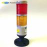 PLG-220-R/Y Светосигнальная колонна 220 VAC красный + желтый цвета Menics