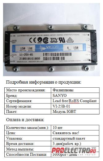 IGBT Power Module VI-25V-01