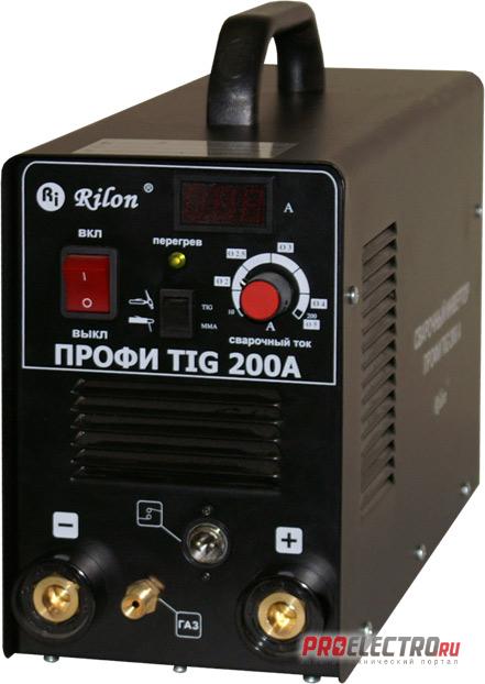 Сварочный инвертор ПРОФИ TIG 200A цифровая индикация в кейсе аргонодуговая сварк