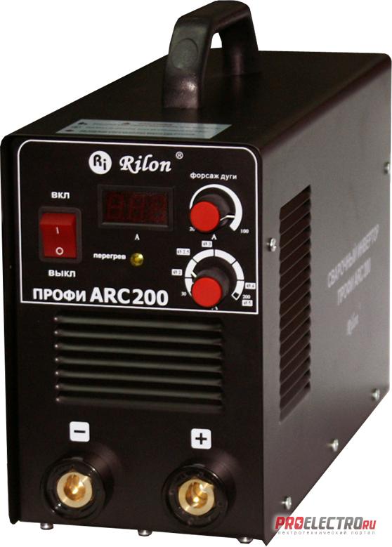 Сварочный инвертор ARC 200 ПРОФИ в алюминиевом кейсе, цифровая индикация