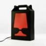 DC201A Lampe a poser Noir/Rouge - FLAMP DesignCode