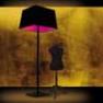 AX038 005207 Lampadaire XL Black/Fuchsia - MEMORY Axis 71