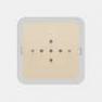 05C 210 C 000DE / OC Spot Encastrable M Carre 5 Leds Ivoire Chaud - DOWNLIGHTS Nowleds