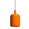 Suspension Bulb Orange fil et plafonnier noir Suspension Orange - LAMPE BULB Bob Design